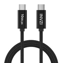 INVZI Кабель USB-C / USB 3.2 Gen2 100 Вт 10 Гбит/с, 2 м (черный) цена и информация | Кабели для телефонов | hansapost.ee