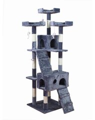Kraapimispost kassidele Katido, 170 cm, hall hind ja info | Kassi ronimispuud | hansapost.ee