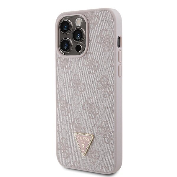 Guess Leather 4G Diamond Triangle iPhone 15 Pro Max 6.7 hind ja info | Telefonide kaitsekaaned ja -ümbrised | hansapost.ee