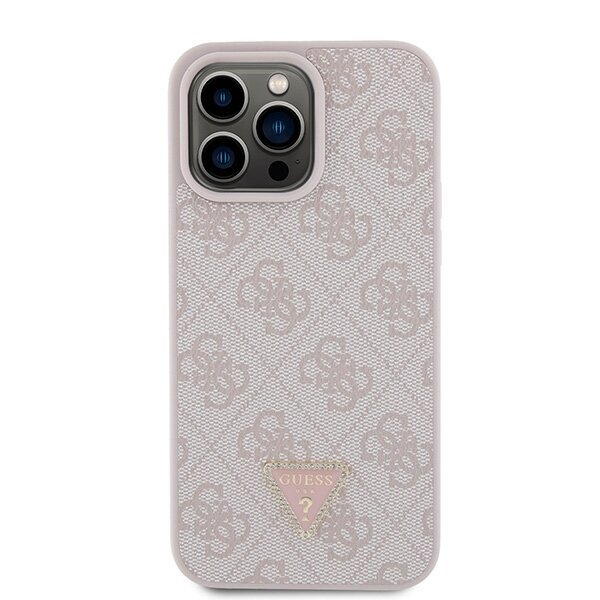 Guess Leather 4G Diamond Triangle iPhone 15 Pro Max 6.7 hind ja info | Telefonide kaitsekaaned ja -ümbrised | hansapost.ee