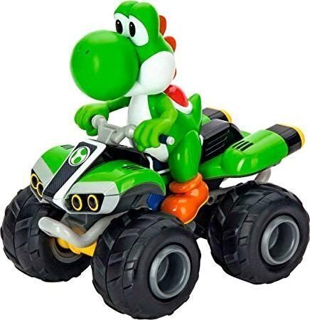 Puldiga quad, Mario Kart Yoshi, Carrera, 370200997X цена и информация | Mänguasjad poistele | hansapost.ee