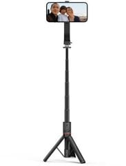 Штатив и ручной штатив в одном устройстве Tech-Protect Selfie Stick Tripod MagSafe L04S, черный цена и информация | Моноподы для селфи («Selfie sticks») | hansapost.ee