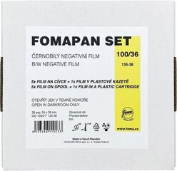 Foma film Fomapan 100/36 Set 6 filmi + kassett цена и информация | Аксессуары для фотоаппаратов | hansapost.ee