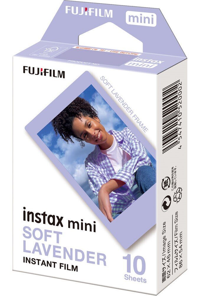 Fujifilm Instax Mini Soft Lavender, 10pl цена и информация | Fotoaparaatide lisatarvikud | hansapost.ee