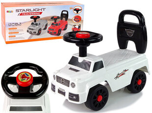 Pealeistutav auto Lean Toys QX-5500-2, valge hind ja info | Beebide mänguasjad | hansapost.ee