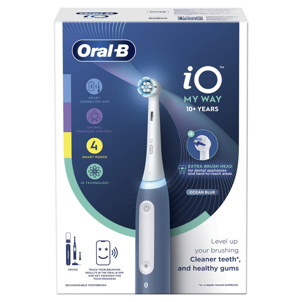 Oral-B iO My Way Teens 10+ + Speciality Brush Head цена и информация | Elektrilised hambaharjad | hansapost.ee