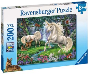 Mõistatus Ravensburger Unicorns, 200 tk hind ja info | Pusled lastele ja täiskasvanutele | hansapost.ee
