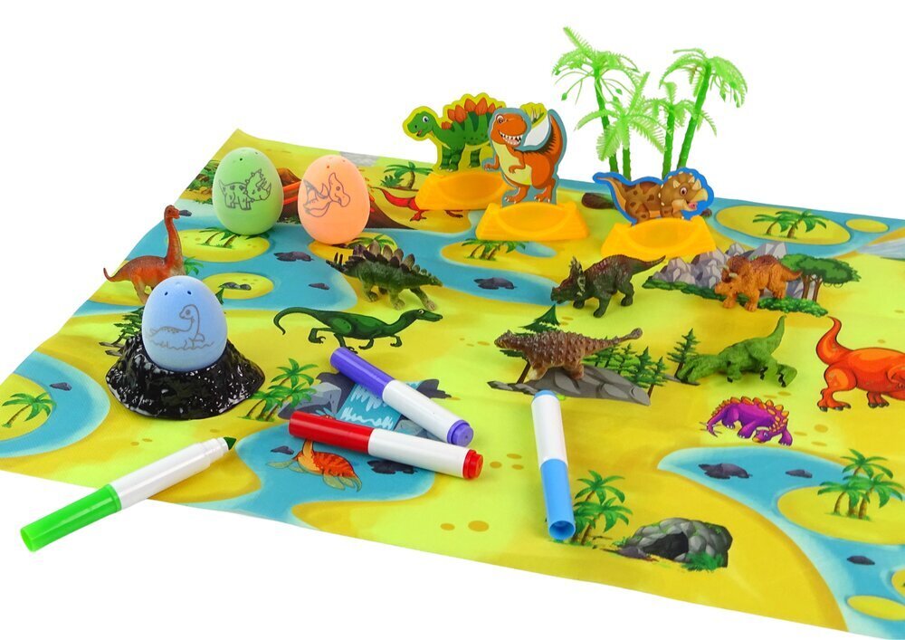 Loominguline komplekt Painting Dinosaurs Egg Lean Toys hind ja info | Mänguasjad poistele | hansapost.ee