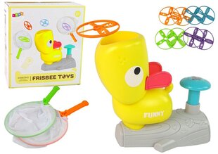 Püüdke ketas Frisbee mäng Lean Toys, kollane цена и информация | Развивающие игрушки для детей | hansapost.ee