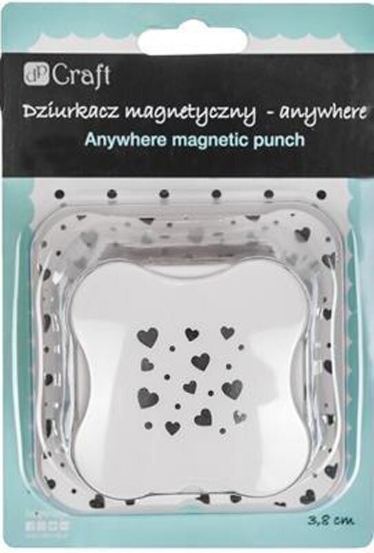 Magnetiline dekoratiivne augustaja Süda, 38 mm цена и информация | Kirjatarvikud | hansapost.ee