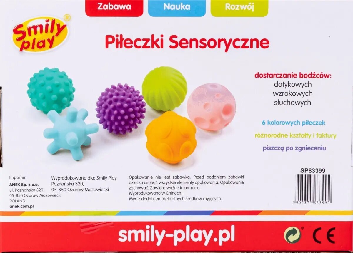 Sensoorsed pallid Smily Play hind ja info | Beebide mänguasjad | hansapost.ee