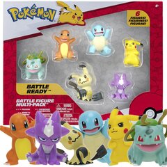 Pokemon Battle Figures 6-Pak Pikachu PKW2469 цена и информация | Игрушки для мальчиков | hansapost.ee