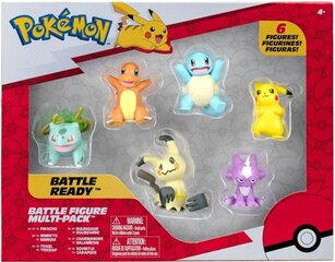 Pokemon Battle Figures 6-Pak Pikachu PKW2469 цена и информация | Игрушки для мальчиков | hansapost.ee