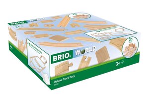 Puidust rongikomplekt Brio Deluxe Track Pack 63603000 hind ja info | Mänguasjad poistele | hansapost.ee