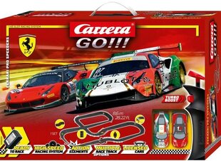 Carrera Go Race Track Ferrari Pro Speeders 8.6m 25518 цена и информация | Игрушки для мальчиков | hansapost.ee