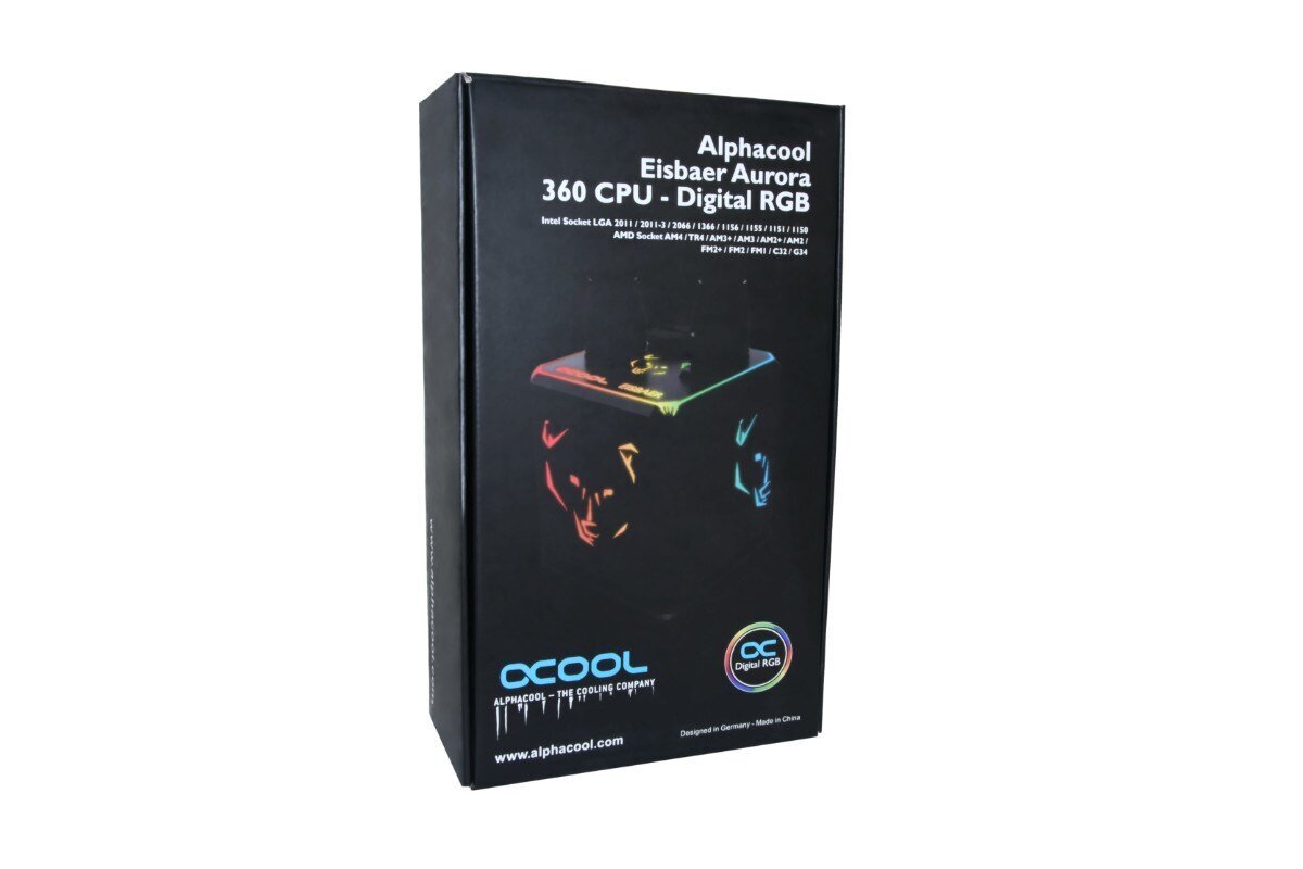 Alphacool Eisbaer Aurora 360 CPU цена и информация | Protsessori jahutid | hansapost.ee