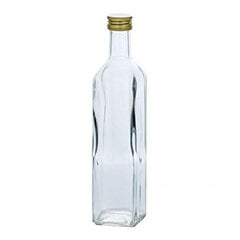 Стеклянная бутылка с завинчивающейся крышкой, 500 мл цена и информация | Стаканы, фужеры, кувшины | hansapost.ee