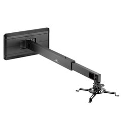 Maclean MC-945 Wall Mount Holder for Short Distance Video Projector Bracket 360° Rotatable 15kg цена и информация | Аксессуары для проекторов | hansapost.ee