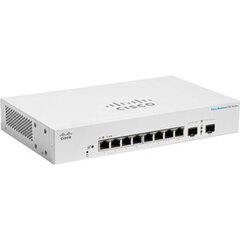 Cisco CBS220-8T-E-2G | Переключатель | 8x RJ45 1000 Мбит/с, 2x SFP, настольный компьютер цена и информация | Коммутаторы (Switch) | hansapost.ee