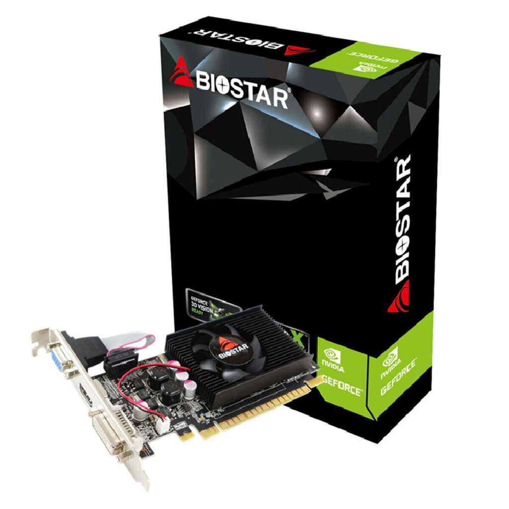 Biostar nVidia GT610 2GB VN6103THX6 hind ja info | Videokaardid | hansapost.ee