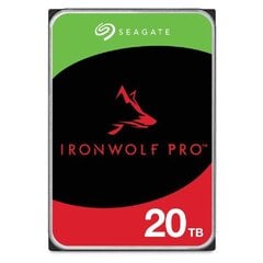 Внутренний жесткий диск Seagate IronWolf Pro ST20000NT001 3,5 дюйма, 20 000 ГБ цена и информация | Внутренние жёсткие диски (HDD, SSD, Hybrid) | hansapost.ee