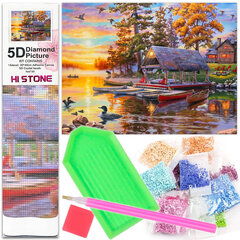 Diamond Mosaic 5D вышивательная живопись Harbour Water 1006301 цена и информация | Алмазная мозаика | hansapost.ee