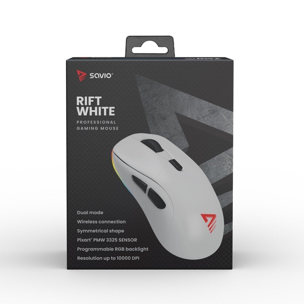 Savio Rift White RGB hind ja info | Arvutihiired | hansapost.ee