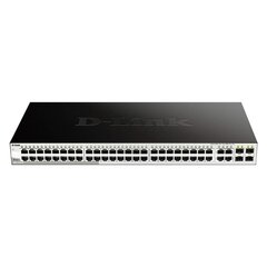 Интеллектуальный коммутатор D-LINK DGS-1210-52/E 48 10/100/1000 цена и информация | Коммутаторы (Switch) | hansapost.ee