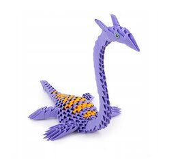 3D origami plesosaurus Aleksander цена и информация | Развивающие игрушки для детей | hansapost.ee