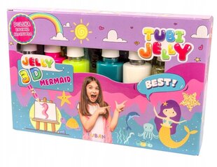 Набор для творчества Tubi Jelly - Русалки (6 цвета), Tuban TU3322 цена и информация | Развивающие игрушки для детей | hansapost.ee