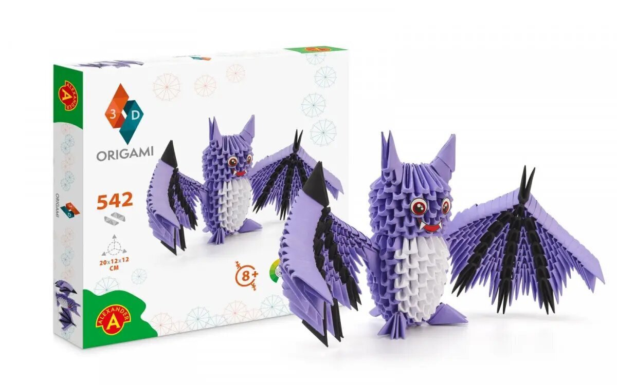 3D origami Aleksander nahkhiir hind ja info | Arendavad laste mänguasjad | hansapost.ee