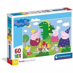 Pusle Clementoni Peppa Pig, 60 tk hind ja info | Pusled lastele ja täiskasvanutele | hansapost.ee
