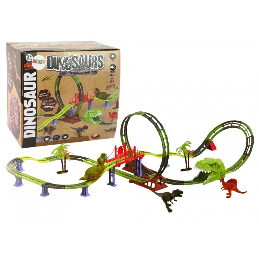 Rada koos dinosaurustega Lean Toys hind ja info | Mänguasjad poistele | hansapost.ee