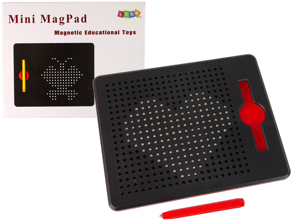 Magnettahvel kuulidega Mini MagPad, must hind ja info | Arendavad laste mänguasjad | hansapost.ee