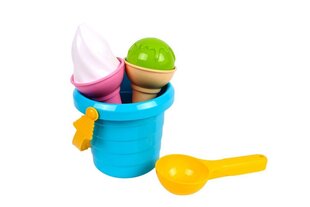Liivakasti mänguasjade komplekt Jäätis, 6-osaline hind ja info | Ranna- ja õuemänguasjad | hansapost.ee