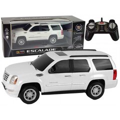 Kaugjuhtimispuldiga auto Cadillac Escalade Lean Toys, valge hind ja info | Mänguasjad poistele | hansapost.ee