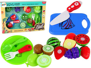 Puuviljade lõikamise komplekt Lean Toys price and information | Toys for babies | hansapost.ee