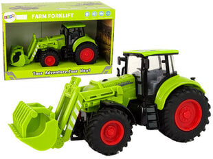 Suurte ratastega traktor Lean Toys, roheline hind ja info | Mänguasjad poistele | hansapost.ee