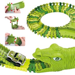 Võidusõidurada Dinosaurus Park Mega Set XXL Springos, 320 d. цена и информация | Игрушки для мальчиков | hansapost.ee