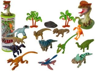 Dinosauruse kujukeste komplekt, 12-osaline цена и информация | Игрушки для мальчиков | hansapost.ee