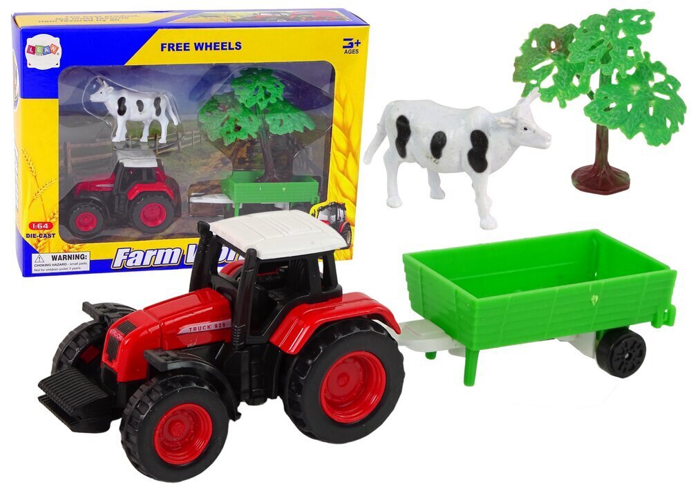 Talu mänguasjade komplekt koos traktoriga Lean Toys цена и информация | Mänguasjad poistele | hansapost.ee