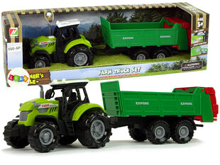 Traktor koos haagisega Green Farm Sound hind ja info | Mänguasjad poistele | hansapost.ee