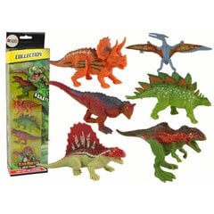 Dinosaurus komplekt Lean Toys, 6 tk. hind ja info | Mänguasjad poistele | hansapost.ee