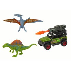 Dinosaurused maastikuoranži raketifiguuride komplektiga LeanToys цена и информация | Игрушки для мальчиков | hansapost.ee