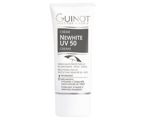 Guinot Tooniv, valgendav kreem Newhite UV 50 Cream 30ml hind ja info | Näokreemid | hansapost.ee