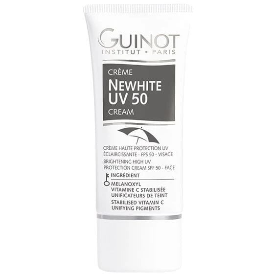 Guinot Tooniv, valgendav kreem Newhite UV 50 Cream 30ml цена и информация | Näokreemid | hansapost.ee