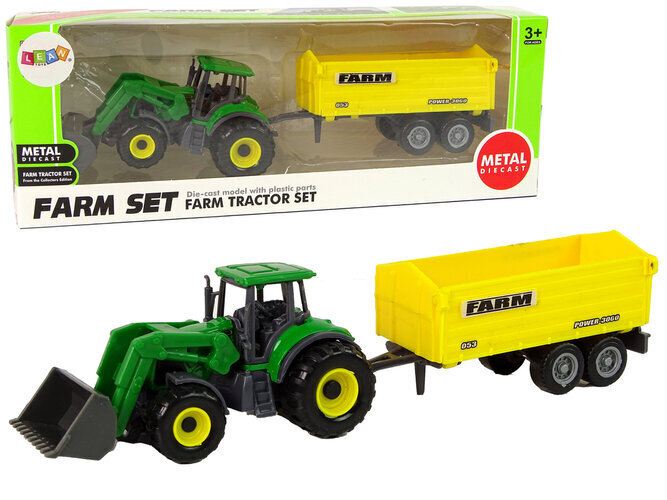 Haagisega traktor Lean Toys цена и информация | Mänguasjad poistele | hansapost.ee