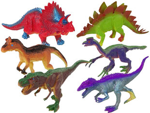 Dinosauruste kujud Lean Toys, 6 tk. цена и информация | Игрушки для мальчиков | hansapost.ee