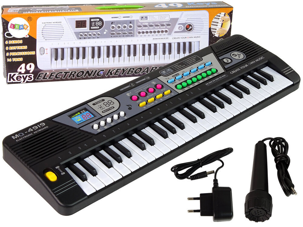 Klaver mikrofoniga Keyboard MQ4919 Lean Toys цена и информация | Arendavad laste mänguasjad | hansapost.ee
