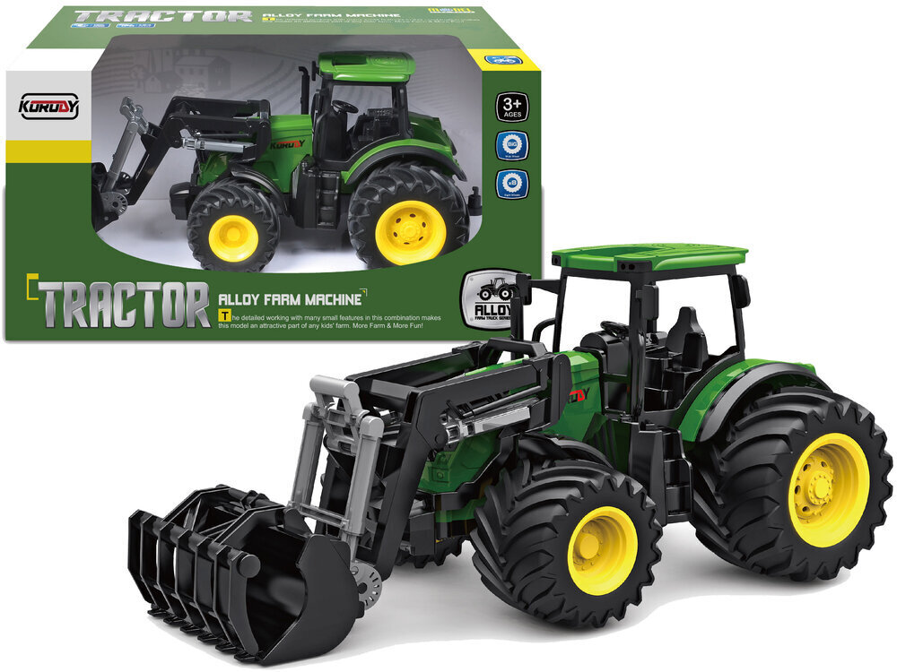 Traktor Lean Toys, roheline цена и информация | Mänguasjad poistele | hansapost.ee